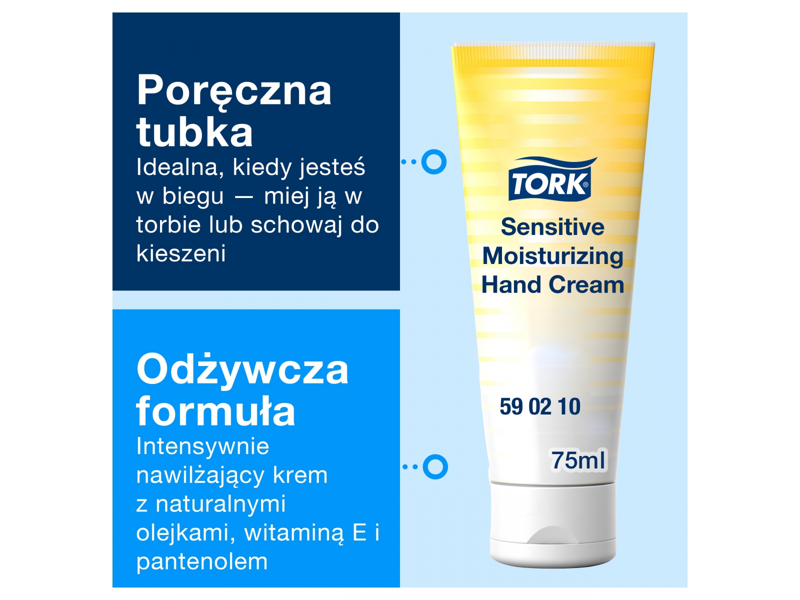 Nawilżający krem do rąk TORK 590210 Skóra Wrażliwa